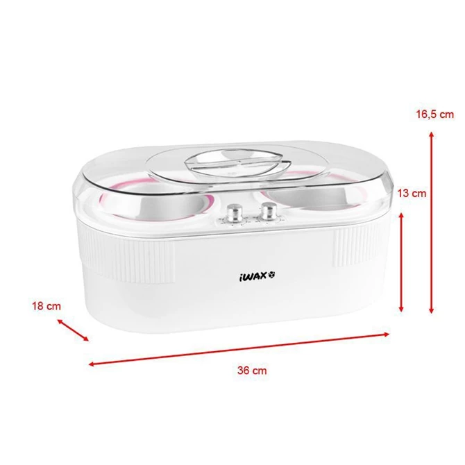 grijač voska 2u1 limenka 400 ml + 800 ml 350W