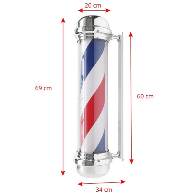 Svjetleća stropna lampa brijačnica BB-02, velika