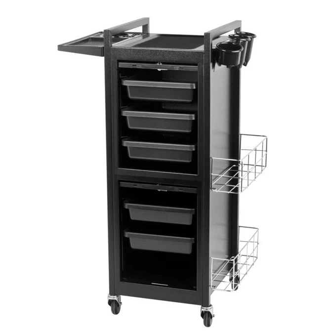frizerska kolica Deluxe 401, crna