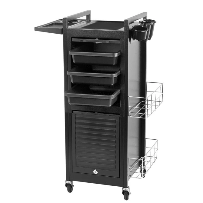 frizerska kolica Deluxe 401, crna