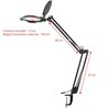 Moonlight 8012/5 LED lupa za stolnu ploču, crna