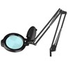 Moonlight 8012/5" crna led svjetiljka s povećalom i bazom