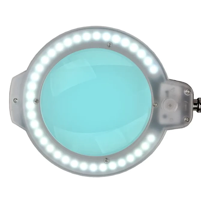 Moonlight 8012/5" crna led svjetiljka s povećalom i bazom