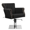 frizerska stolica BER 8541, crna