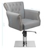 frizerska stolica BER 8541, siva