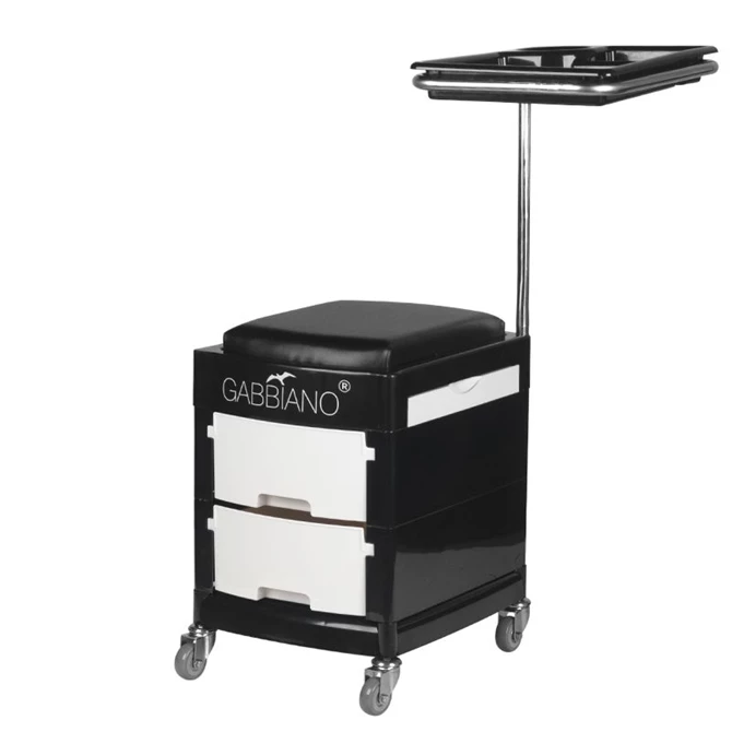 Pedikerski stolac 16 plus crno/bijeli
