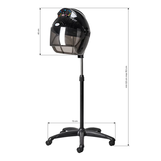 Hauba za kosu Centurion LVI-203S s tri brzine, crna