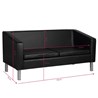 Sofa za čekaonicu BM18003 crna