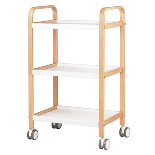 Beauty asistent stol HS-09 drvo, bijeli
