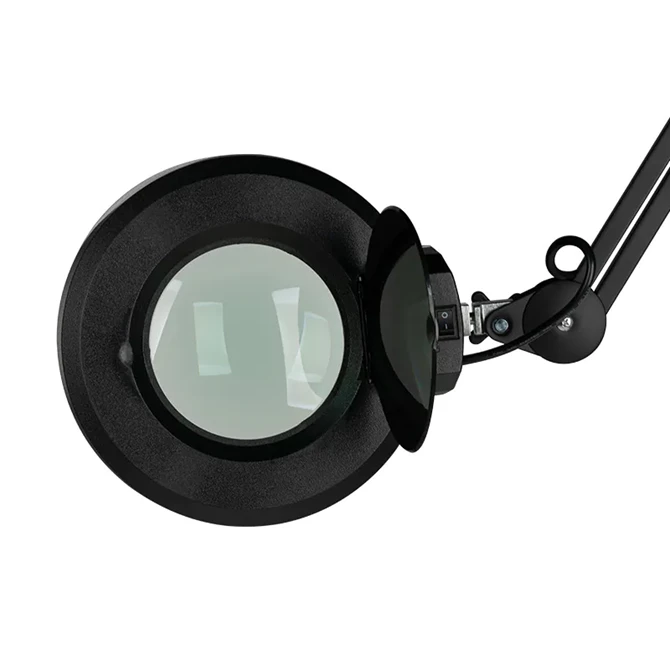 S5 LED lupa + tronožac, crna