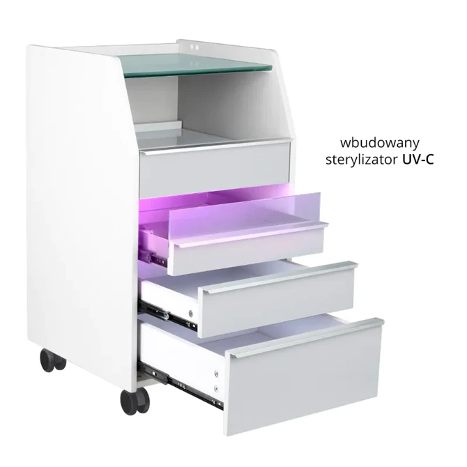 Pedikerska kolica s uv-c lampom