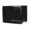 Grijač ručnika s UV-C sterilizatorom 23l, crni