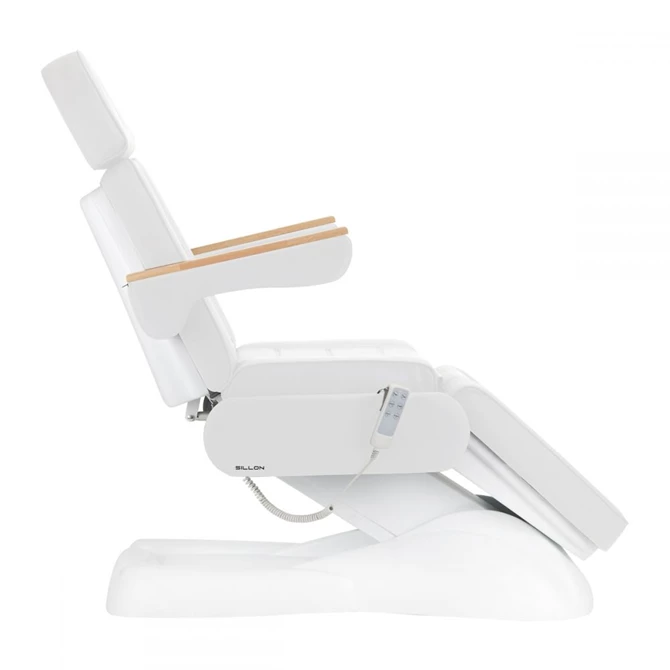 SILLON Lux 273b električna kozmetička stolica, 3 motora, bijela