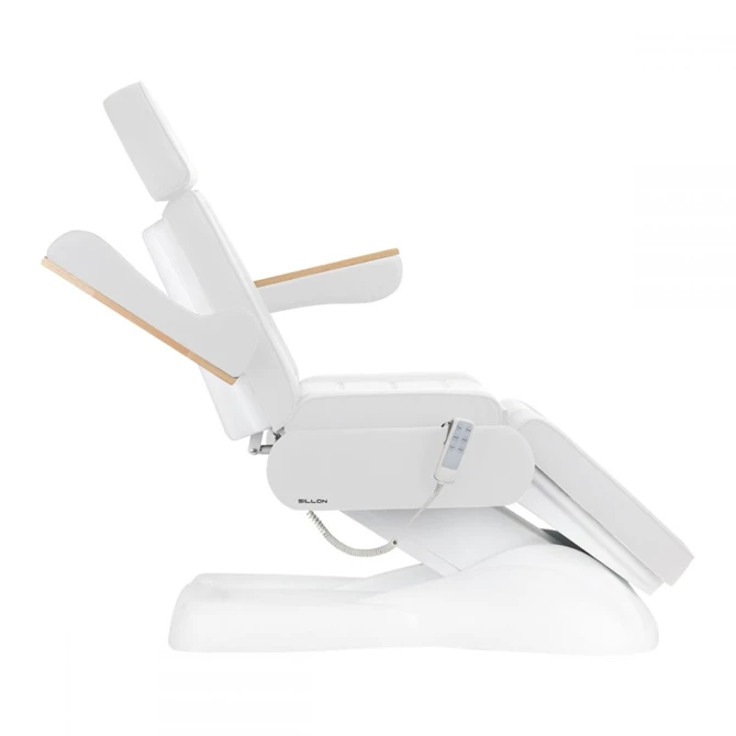 SILLON Lux 273b električna kozmetička stolica, 3 motora, bijela