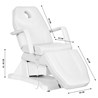 Sillon Električna kozmetička stolica Soft, 1 motor, bijela