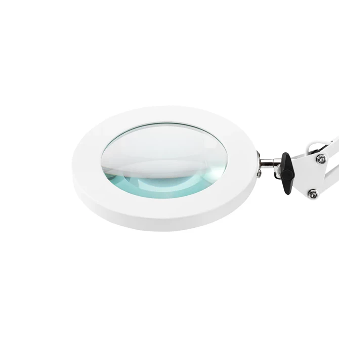 Led stolna lampa sa povećalom GLOW 308, bijela