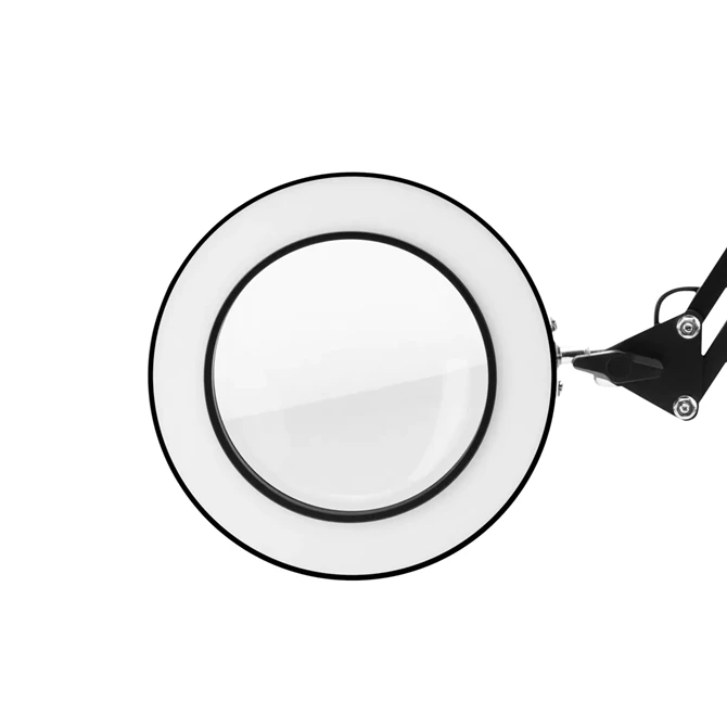 Led stolna lampa sa povećalom GLOW 308, crna