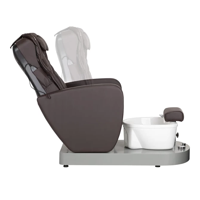 Spa stolica za pedikuru sa masažom leđa 116C, smeđa