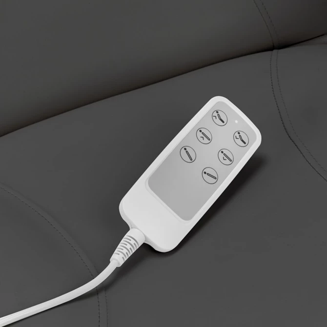 Električna kozmetička stolica Sillon Basic 3 motora, okretna, siva
