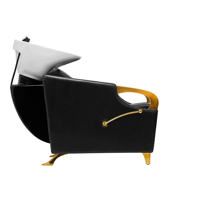 Frizerski glavoper C019G, zlatno-crni