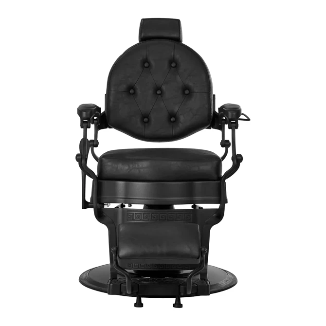 Brijačka stolica President Old Leather, Crna