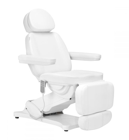 SILLON CLASSIC električna kozmetička stolica, 3 motora, bijela