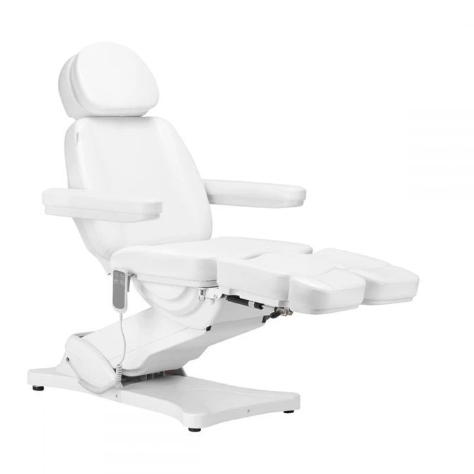 SILLON CLASSIC električna kozmetička stolica pedi s 2 motora, bijela