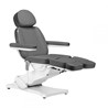 SILLON CLASSIC električna kozmetička stolica pedi s 2  motora, siva