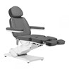 SILLON CLASSIC električna kozmetička stolica pedi s 2  motora, siva