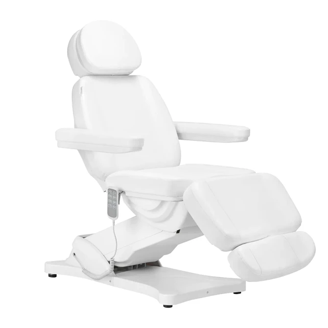 Električna kozmetička stolica SILLON CLASSIC, 4 motora, bijela
