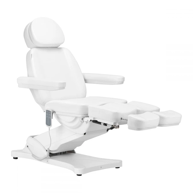 SILLON CLASSIC električna kozmetička stolica, 3 motora, pedi, bijela