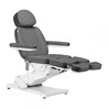 SILLON CLASSIC električna kozmetička stolica, 3 motora, pedi, siva