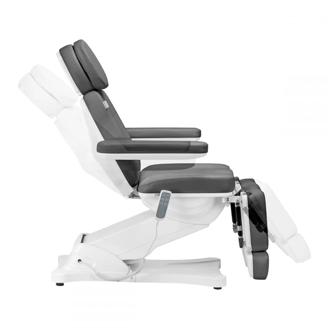 SILLON CLASSIC električna kozmetička stolica, 3 motora, pedi, siva