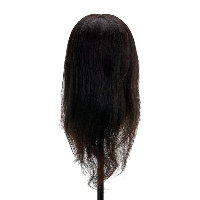Frizerska trening lutka, prirodna kosa, boja 1#, duljina 40 cm