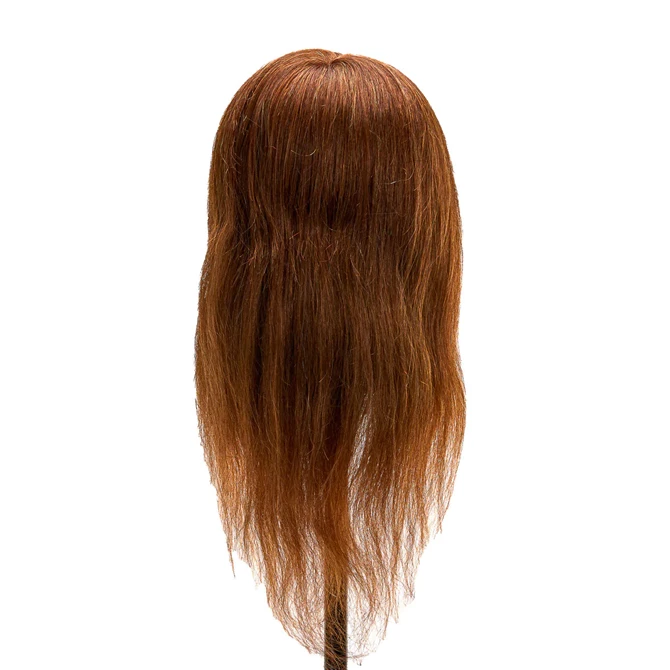 Frizerska trening lutka, prirodna kosa, boja 4#, duljina 20"