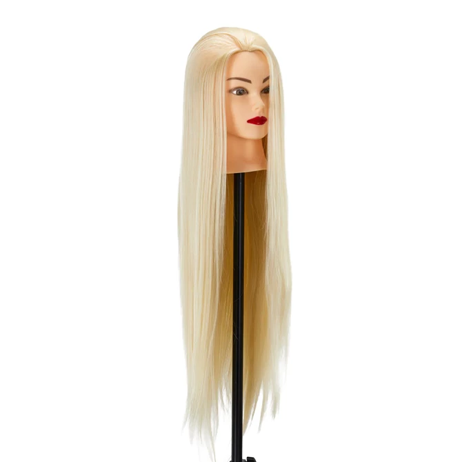 Frizerska trening lutka, sintetička kosa, boja 613#, duljina 24"