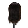 Frizerska trening lutka, prirodna kosa, boja 1#, duljina 8"+6"