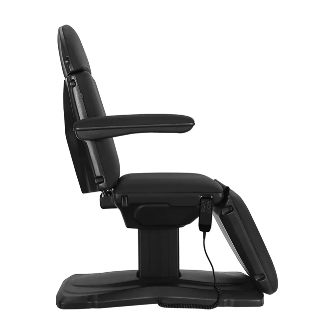 Električna kozmetička stolica SILLON Eclipse, 3 motora, crna