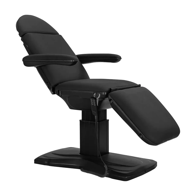 Električna kozmetička stolica SILLON Eclipse, 3 motora, crna