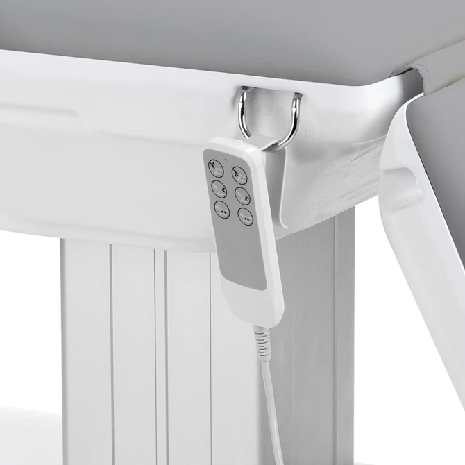 Električna kozmetička stolica SILLON Eclipse, 3 motora, siva