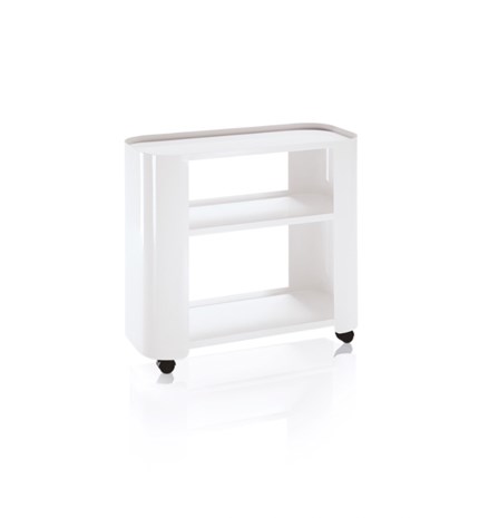 Two-shelf hair removal trolley