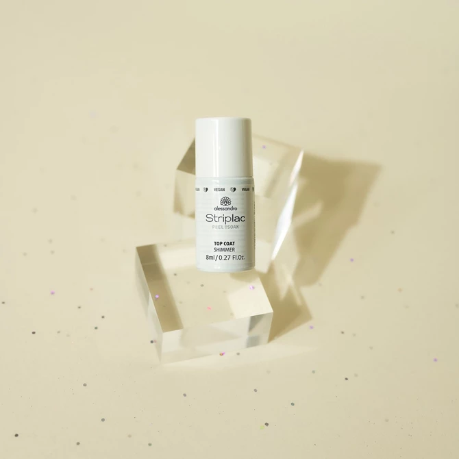 Striplac Peel or Soak TOP COAT SHIMMER 8 ML