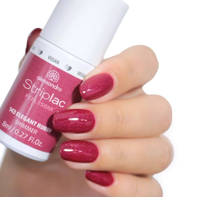 Striplac 2.0 PEEL OR SOAK Elegant Rubin 8 ml