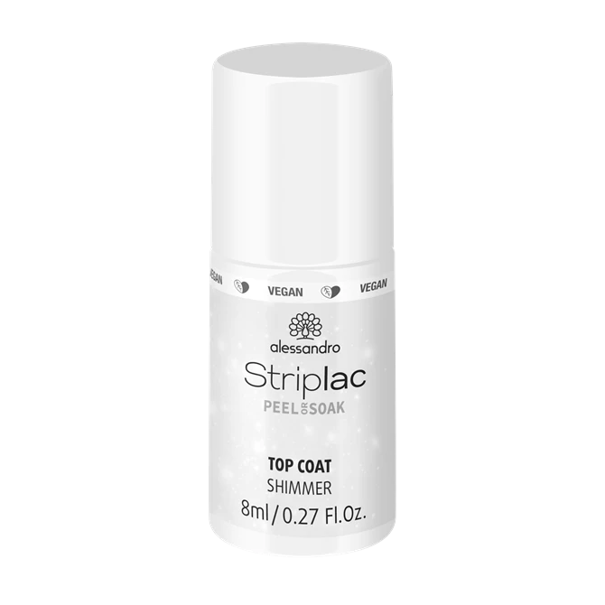 Striplac Peel or Soak TOP COAT SHIMMER 8 ML