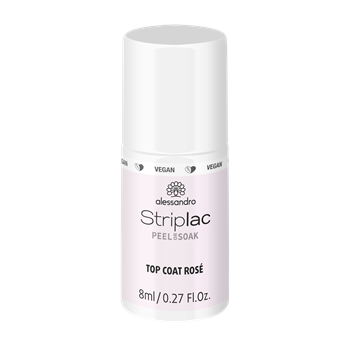 Striplac Peel or Soak TOP COAT ROSÉ 8 ML
