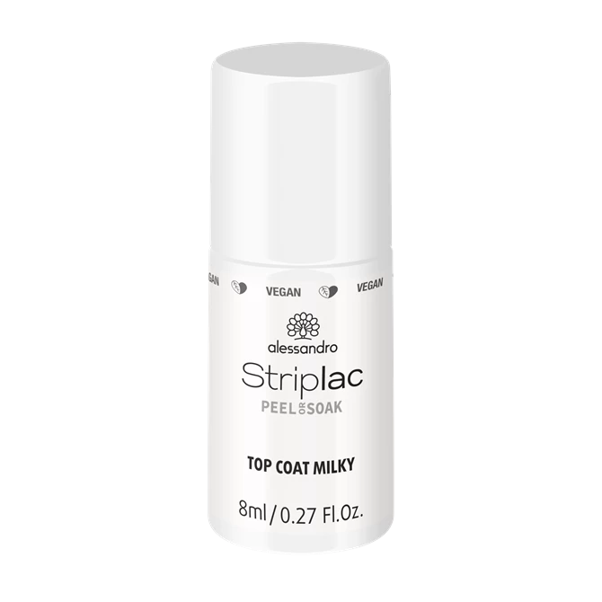 Striplac Peel or Soak TOP COAT MILKY 8 ML