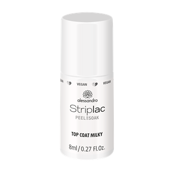 Striplac Peel or Soak TOP COAT MILKY 8 ML