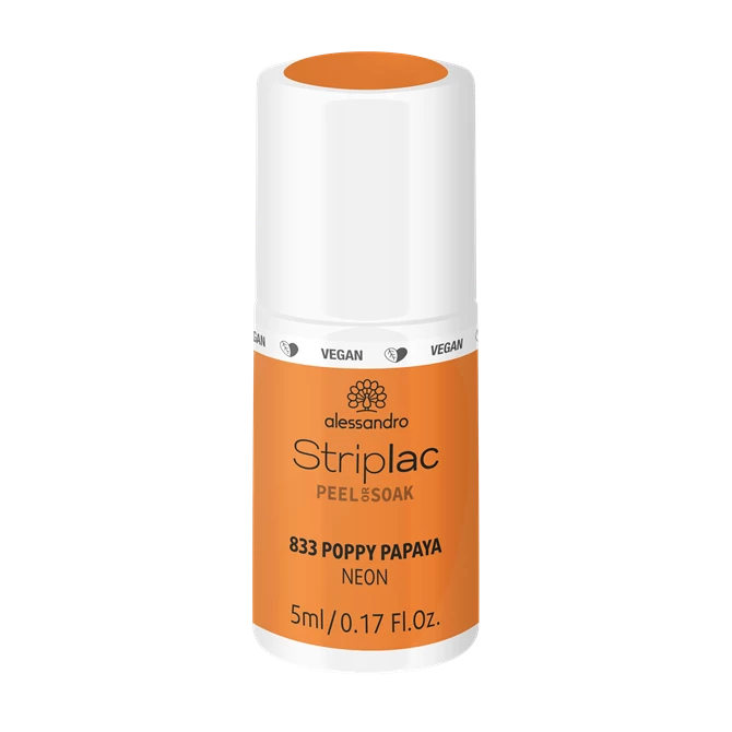 Striplac PEEL OR SOAK NEON POPPY PAPAYA , 5 ml