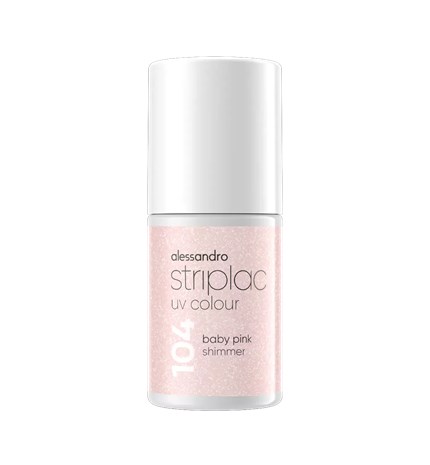 Striplac UV Colour Baby Pink Shimmer, 6,5 ml