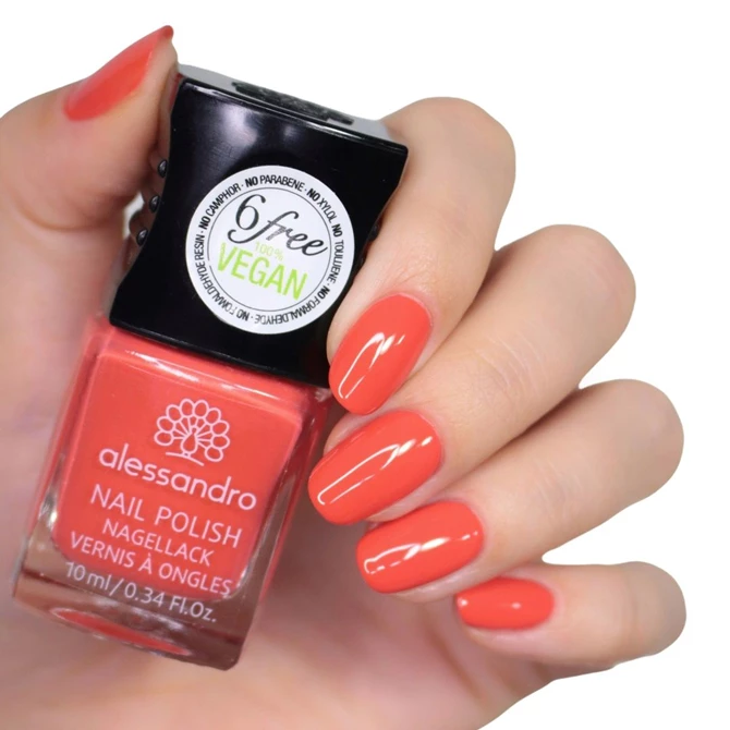 Alessandro lak za nokte 114 Orange Red, 10 ml